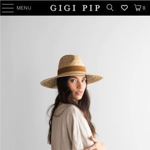 Gigi Pip Isla Straw Fedora